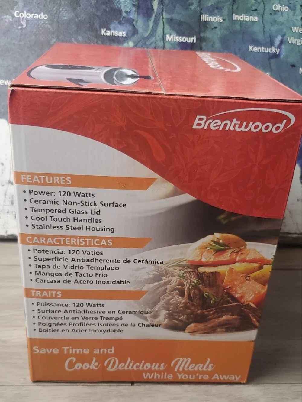 Brentwood 1.5 Quart Slow Cooker Stainless Steel NIB